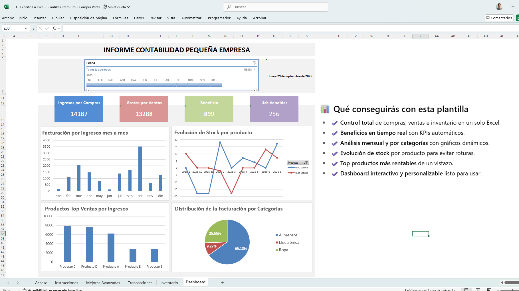 Plantilla Excel Compra Venta