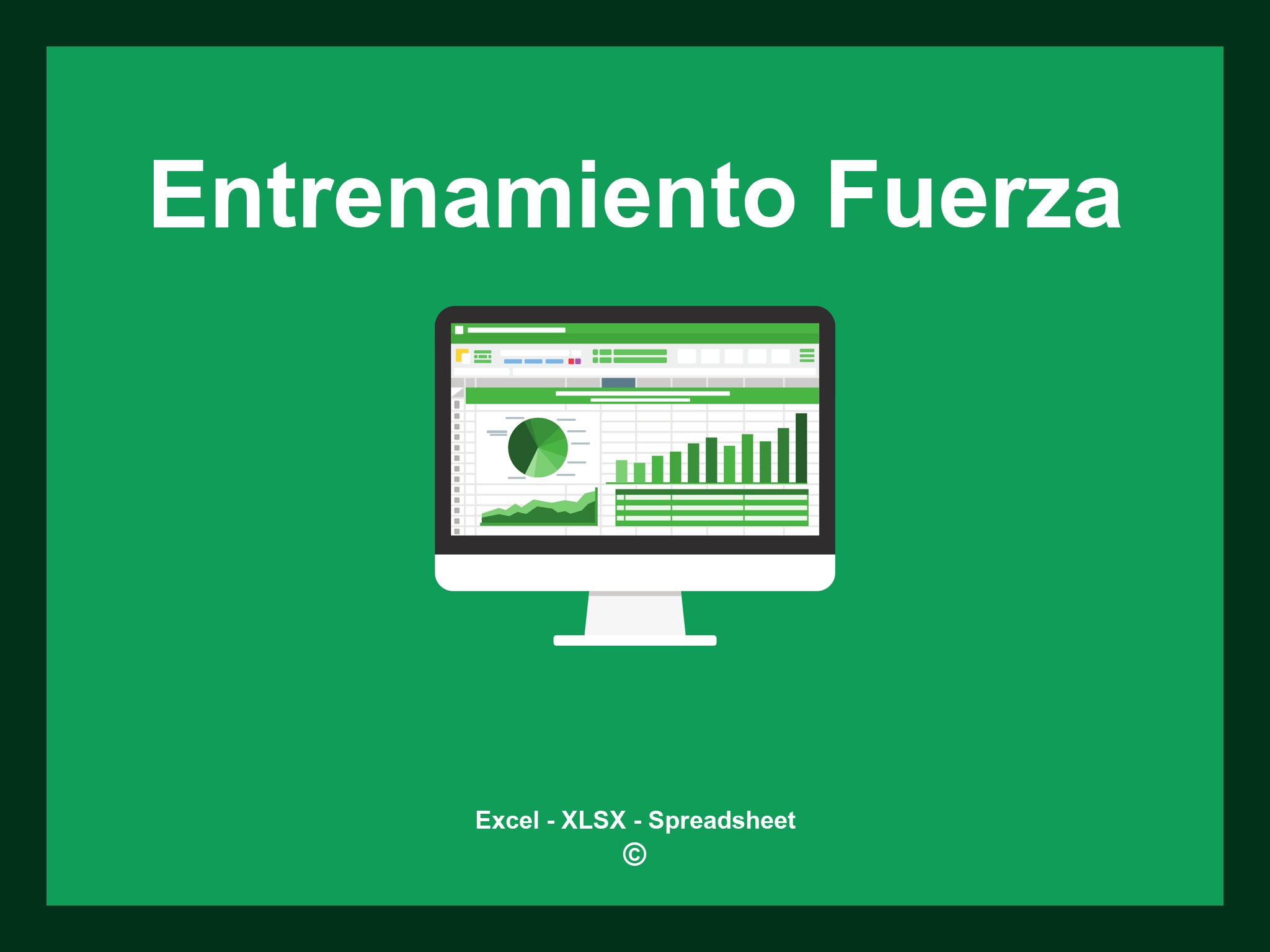 Plantilla Excel Entrenamiento Fuerza