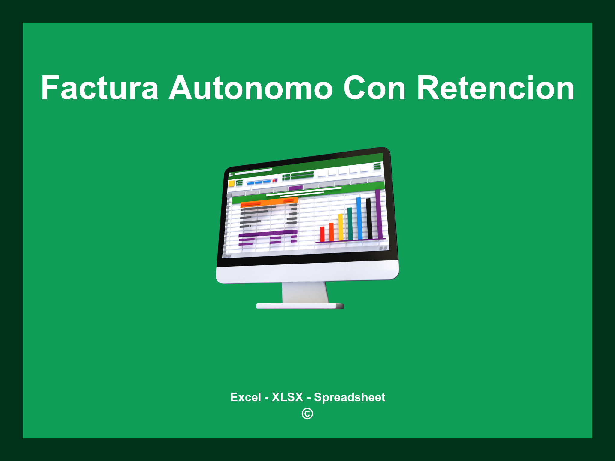 Plantilla Excel Factura Autonomo Con Retencion