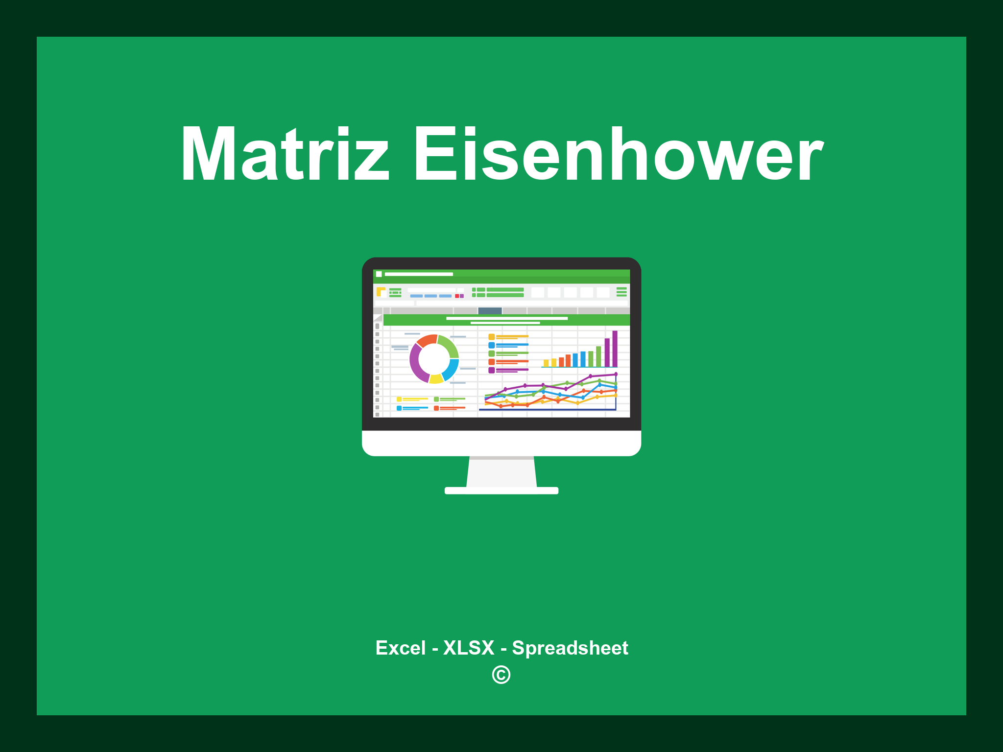 Plantilla Matriz Eisenhower Excel