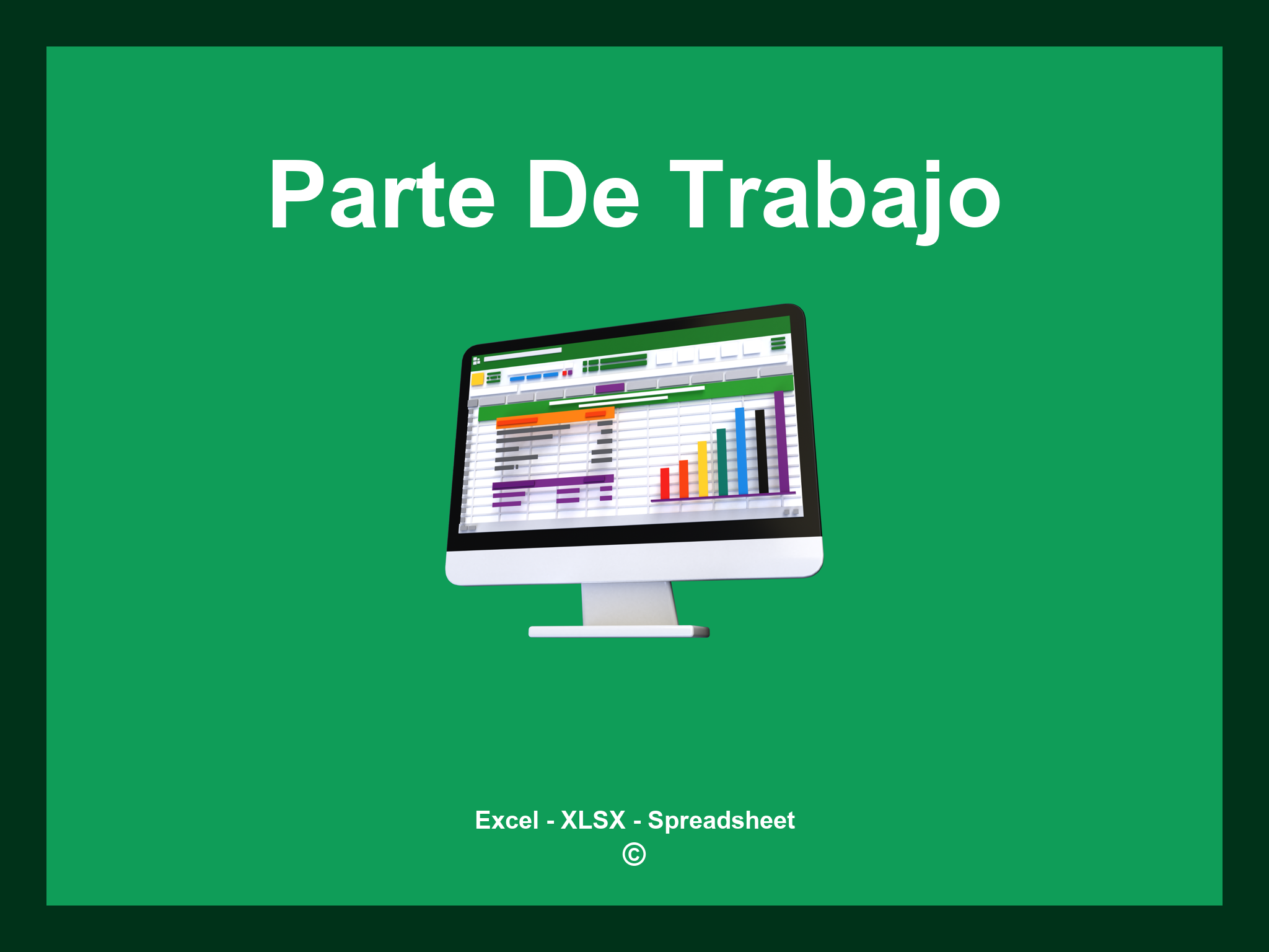 Plantilla Parte De Trabajo Excel