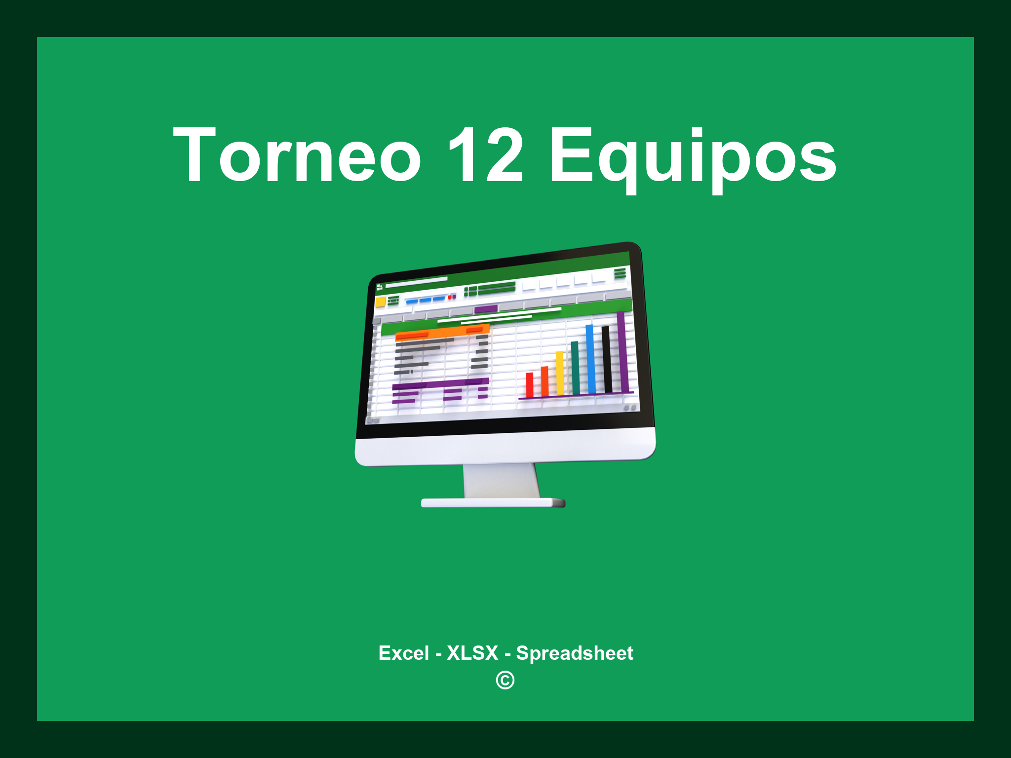 Plantilla Torneo 12 Equipos Excel